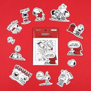 [브이와이][VCMOS0YU]앨범 데코스티커 빨강(SNOOPY CSSIC)캐릭터