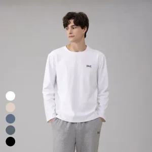 에버라스트 남성 레귤러핏 긴팔 티셔츠 무지티 기본티