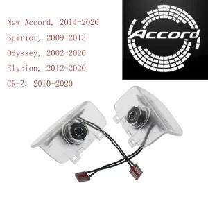 2개 9세대10세대 어코드 배지 섀도우 라이트 어코드 도어 라이트 커티시 램프 혼다 호환 2014- 차량 링 혼