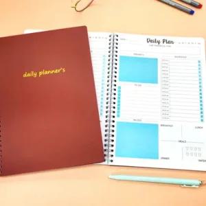 일간플래너 데일리 직장인 일정점검 플래너 와인레드 플래너 데일리플래너 주간플래너