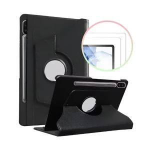 (무료배송) 갤럭시탭S9 울트라 회전 케이스+강화유리 2매 세트