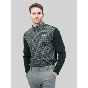 김영주 골프웨어 남성 노틱 집업 마이크로 티셔츠 776656