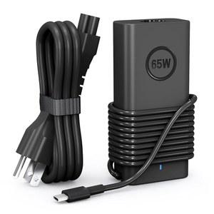 65W USB-C, Dell 노트북 충전기 XPS 13 및 Latitude 충전기 3340 3440 3540 3550 5420 5430 5520 5320 5340 5440 5440 5450 7440 7440 7440 7640 7310 2-in-1 9440 2in1 노트북 - 전원 코드 포함