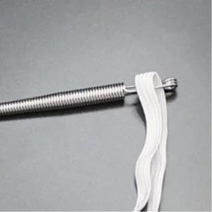 바지고무줄 넣는 도구 스프링 3개입 납작 하얀고무줄