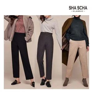 샤샤 [최초가29,000원][홈쇼핑인기]윈터 웜 이중직 기모팬츠 1종944296