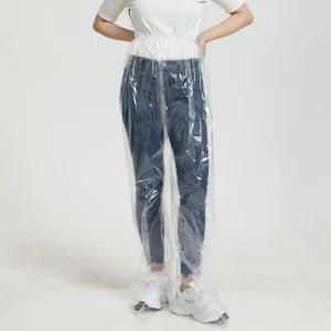 일회용 비닐 낚시 캠핑 방수 우비바지 팬츠 투명