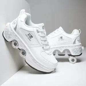 바퀴 달린 신발 롤러 슈즈 휠리스 바퀴휠 어린이 스케이트 운동화 성인 공용 발광