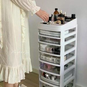 이동식 화장대트롤리 화장대 메이크업 슬림 네일 수납