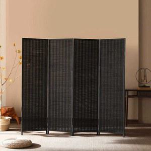 라탄가림막 파티션 한옥 블랙 칸막이 나무 카페 셀프가벽