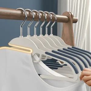 미끄럼방지 옷걸이 10p 목늘어남 방지 다용도 의류 거치대 (WFK89FD)