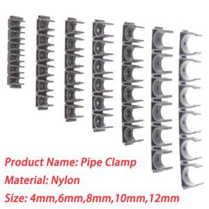 나일론 공압 튜브 에어 호스 고정 클램프, 수도관 홀더, 가스 압축기 배관 전환 흐름 클립, 6 웨이, 4mm, 6mm, 8mm, 10mm, 12mm