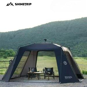 돔 캐노피 텐트 차박 블랙 쉘터 방수 자동텐트 원터치 커튼2개 그늘막 대형 사계절 메시2개