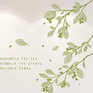 봄이오는소리 그래픽스티커 시트지 벽지 포인트스티커