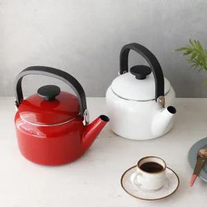 하코야 법랑 인덕션 주전자 2L