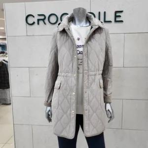 [크로커다일레이디]다이아 퀄팅 패딩코트 CLEWPD209-BE_BP