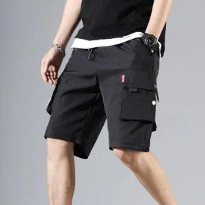 [라일리] Rly 남성반바지 면반바지 카고바지 포켓 캐주얼바지 허