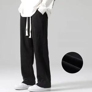 남자 코듀로이 팬츠 3색상 겨울 기모 골덴바지 와이드 루즈핏 데일리 캐주얼룩