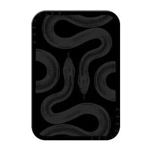 CASETiFY Snappy 카드 홀더 스탠드 Magsafe 호환 - 블랙 킹스네이크