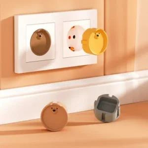 실리콘 콘센트 마개 멀티탭 뚜껑 커버 덮개 안전 가리개 멀티캡 KK0101