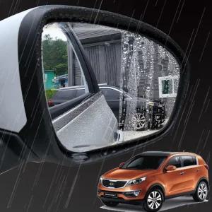 스포티지 사이드미러 빗물 방지 필름 자동차발수필름 방수필름 전용방수필름