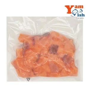 연어깍두기 200g 냉동 연어큐브 슬라이스