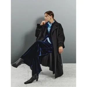 [롯데백화점]더아이잗컬렉션 모던 더블 버튼 트렌치 코트 CRBA0CT421