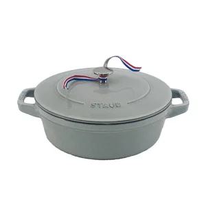 스타우브 B품 전골 화이트트러플 24cm 인덕션 무쇠냄비 주물 전골냄비