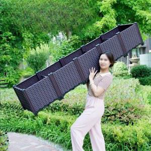 텃밭상자 직사각 대형 특대형 실외 상추 화분 1연 플랜트