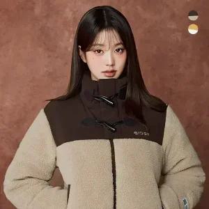 [아이더] (장원영착용) 여성 허그 토글 플리스 덕다운 숏패딩_DWW24555