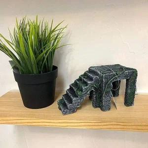 [골드스마일]어항 (ABM도매콜) 캐주얼 장식 거북이 필수템 계단(중