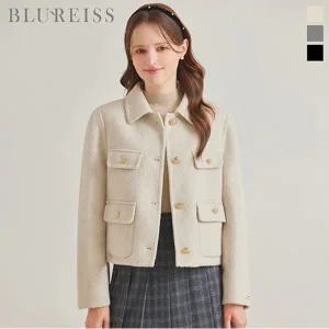 [블루레이스] 하트단추 포켓 핸드메이드 자켓_B5W1JK1041