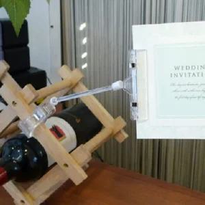 집게대형 50봉 클립 쇼클립 10개메모홀더 매장용품 마트 전시도구 진열다관절 POP 가격표 카드 행거