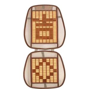 대나무 자동차 시트 (베이지) DK56여름 일체형 용품 커버 쿨시트 통풍 차량 매트