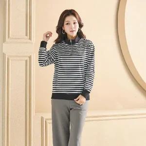 [NS홈쇼핑](빅)[올포유]스트라이프반집업티셔츠(ALTHM7331)[35535421]