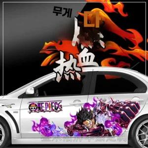 자동차 차량용 제품 캐릭터 인테리어 소품 장식 스티커 원피스 데칼 외관 대형