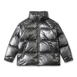 블랙야크키즈 25년신상 광택감이 느껴지는 소재 덕다운자켓 [히말라야글로시미들다운자켓] 정상가259,000원