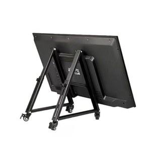 모니터 바닥 거치대 스탠드 32 70인치 삼각형 장 프롬프터 브라켓 회의실