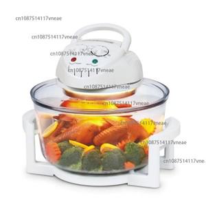 광파로 유리 에어 프라이어 구운 닭고기 칩 열기 순환 공기로