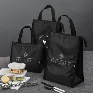 사각 심플 보온보냉백 은박 보온 백 아이스 가방 보냉 예쁜 쿨러백