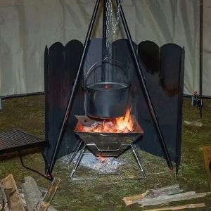 버너바람막이 캠핑 60cm 블랙 고강도 텐트소품 텐트