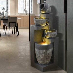 실내분수대 가정용 분수 태호석 1885 높이 05266S 화이트 인테리어