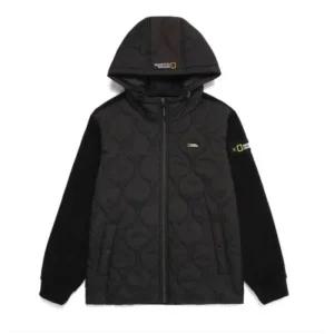 내셔널지오그래픽 소재 MIX 하이브리드 퀼팅 변형 패딩 자켓 N224MFT030_O 767654