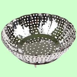 스텐 특대 찜기 접이식 찜채반 찜망 삼발이 스텐찜망 (WFK8S07)