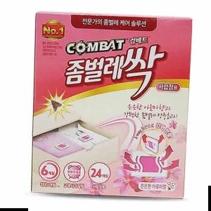 옷장제습제 은은한 아로마향 강력 컴배트 좀벌레싹 서랍용 24개입