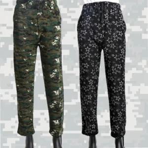 남성 기모 몸빼바지 겨울 털 작업복 밀리터리 고무줄바지 랜덤발송