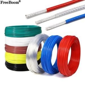 2510m PTFE 전자 와이어 실버 도금 FEP 절연  OFC 30AWG  17AWG 오디오 헤드폰 HiFi 신호 구리 케이블