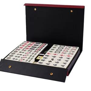 일본 마작 세트 게임 보드 고급 휴대용 전통