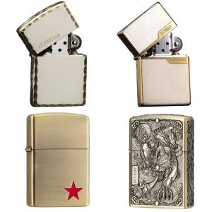 카자리코 ZORRO 지포형 오일 라이터 기름라이타 고급 심플 선물용