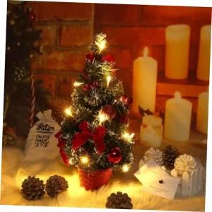 크리스마스선물 조명 전구 오너먼트 크리스마스 포함 미니트리 40cm