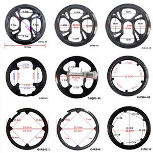 자전거 크랭크 셋 보호 커버 체인 휠 링 가드 스프로킷 32T 42T 44T 46T 48T 52T4/5 구멍